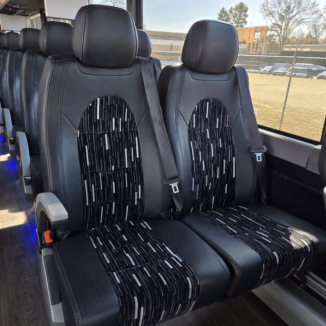 visalia charter bus interior