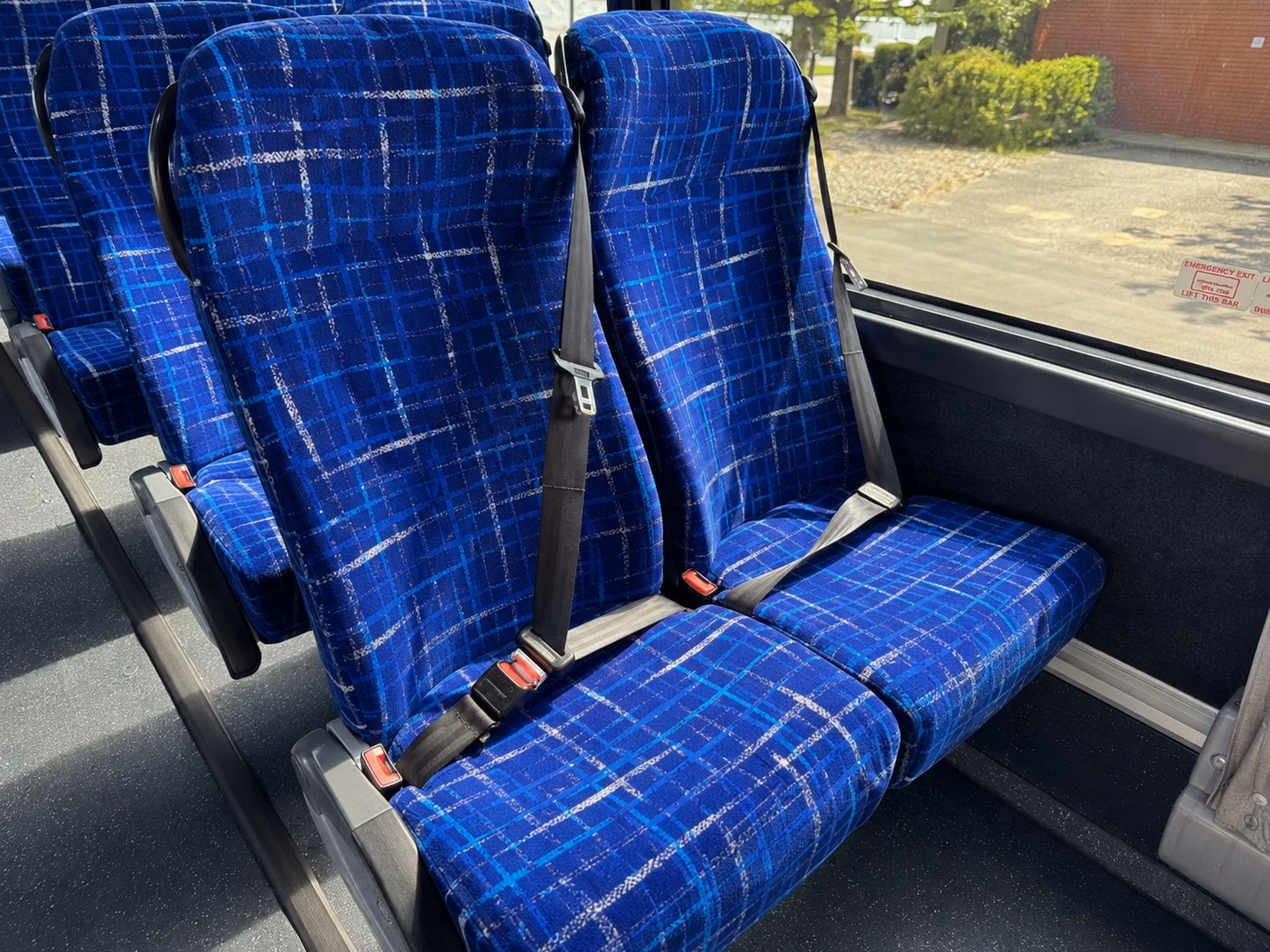 visalia charter bus rental interior