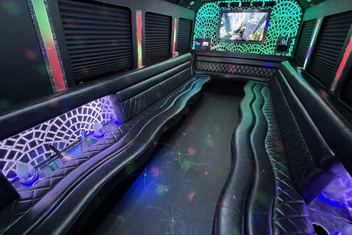 Visalia Limo Bus Interior